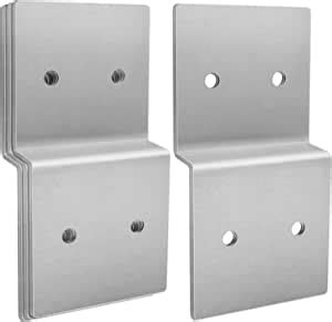 1-inch metallic corner bracket|metal corner braces for 2x6.